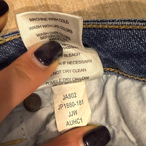 Jag Jeans Low Rise Boot Leg Dark Blue Denim- 10P - Picture 14 of 14
